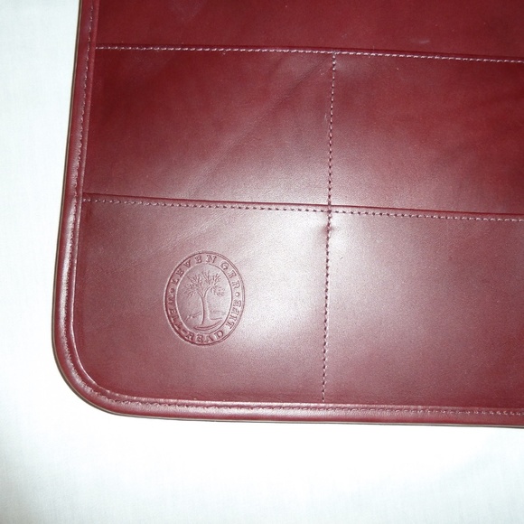 Levenger Folio Burgandy NWOB - Picture 4 of 4